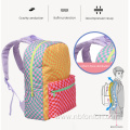 Printed square check bag 600D Oxford cloth bag